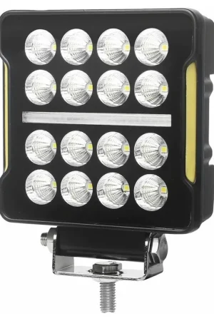 Phare de travail carré LED 12/24V 20W 2300Lm double fonction Petit Prix