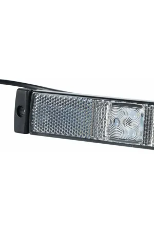 Nouvel Arrivage Feu de position LED rectangle 10/30V blanc à fixer