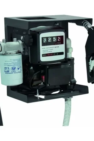 Station murale transfert gasoil 230V 50 l/min pistolet automatique Meilleur Choix