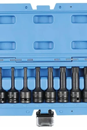 Coffret de 8 douilles à choc XZN 1/2" de M5 à M18 Jusqu'à Épuisement Des Stocks