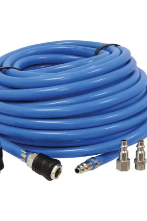 Rallonge tuyau air 10mètres x Ø20mm avec 5 raccords Prix Promo