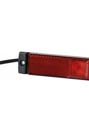 Feu de position LED rectangle 10/30V rouge à fixer Expédié Aujourd'hui