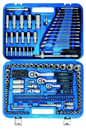 Coffret de douilles 1/4" 3/8" 1/2" 219 pièces STILKER Meilleure Vente