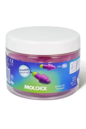 Vente Directe Boites de 10 bouchons d‘oreilles rockets MOLDEX