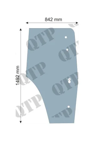 Vitre de porte gauche 81871242 Ford New Holland, Fiat Pas Cher