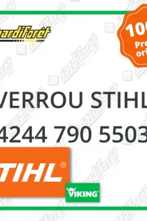 Verrou STIHL - 4244 790 5503 Prix Cassé