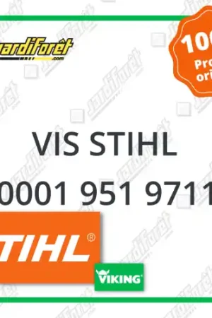 Vis STIHL - 0001 951 9711 Vente Flash