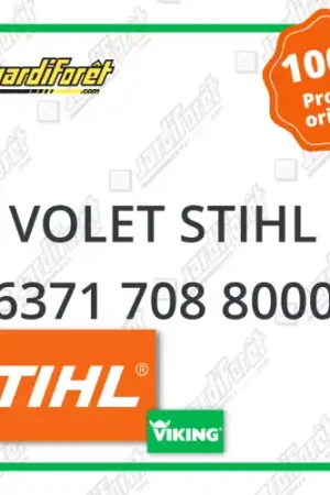 Volet STIHL - 6371 708 8000 Nouvel Arrivage