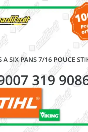 Vis a six pans 7/16 pouce STIHL - 9007 319 9086 Meilleur Prix