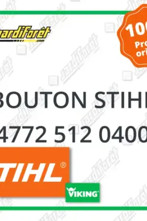 Achat Immédiat Bouton STIHL - 4772 512 0400