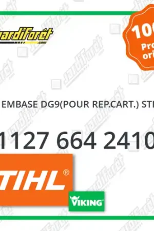Vis embase dg9(pour rep.cart.) STIHL - 1127 664 2410 Bon Marché