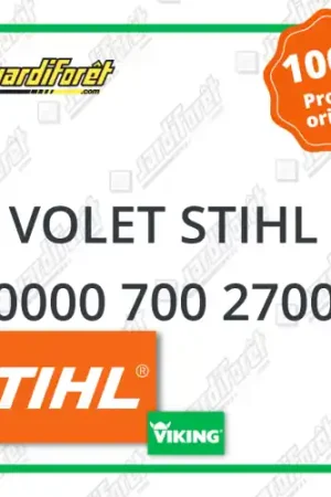 Volet STIHL - 0000 700 2700 Marque