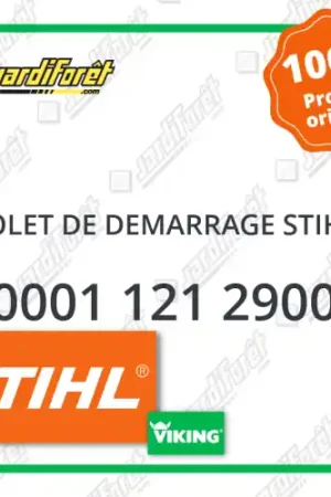 Volet de demarrage STIHL - 0001 121 2900 Prix Cassé