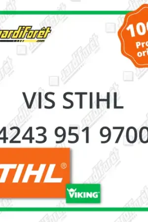 Vis STIHL - 4243 951 9700 Produit De Marque