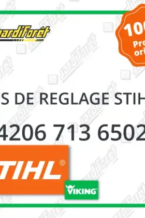 Vis de reglage STIHL - 4206 713 6502 Meilleur Prix