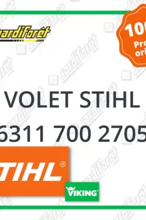 Volet STIHL - 6311 700 2705 Promotion