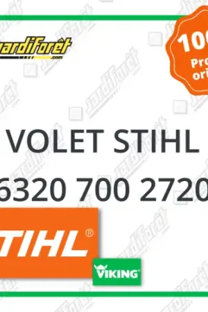 Volet STIHL - 6320 700 2720 Acheter En Ligne