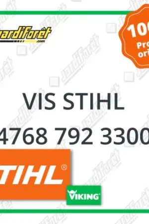 Vis STIHL - 4768 792 3300 Haute Qualité