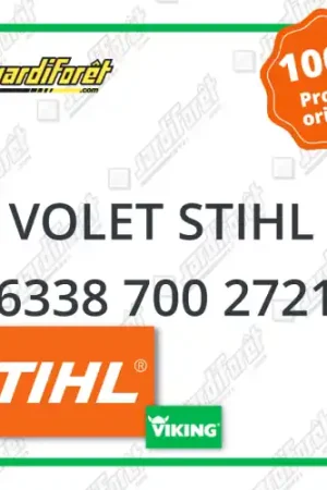 Volet STIHL - 6338 700 2721 Haute Qualité