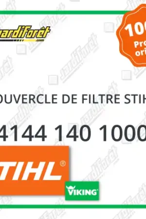 Achat Immédiat Couvercle de filtre STIHL - 4144 140 1000