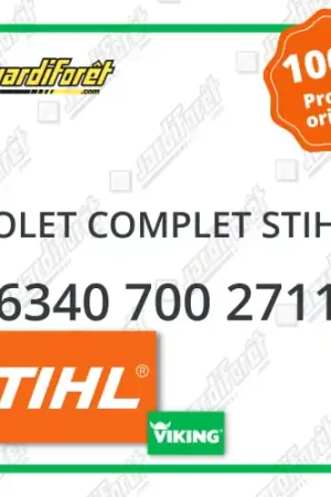 Volet complet STIHL - 6340 700 2711 Meilleure Vente