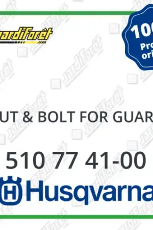 Achat Immédiat Nut & bolt for guard Husqvarna - 510 77 41-00