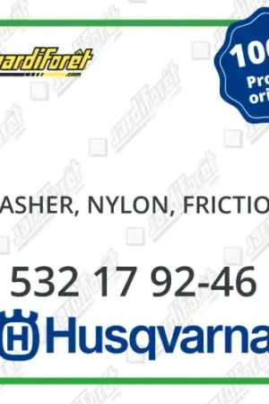 Washer, nylon, friction Husqvarna - 532 17 92-46 Nouveauté