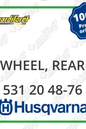 Wheel, rear Husqvarna - 531 20 48-76 Haute Qualité