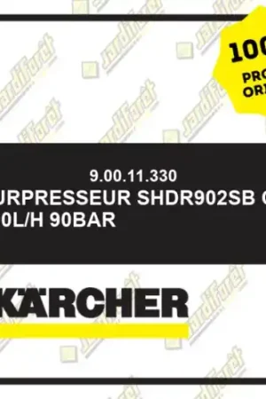 Achat Immédiat SURPRESSEUR SHDR902SB CP 900L/H 90BAR Karcher 90011330