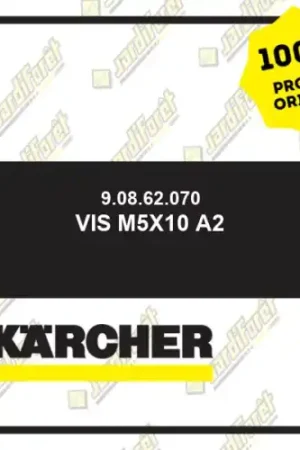 Vis M5x10 A2 Karcher 90862070 Nouvelle Collection