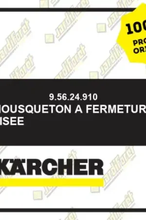 Achat Immédiat MOUSQUETON A FERMETURE VISEE Karcher 95624910
