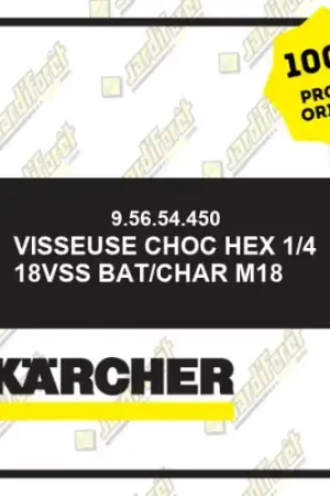 Visseuse choc hex 1/4 18vss bat/char m18 Karcher 95654450 Usine Directe