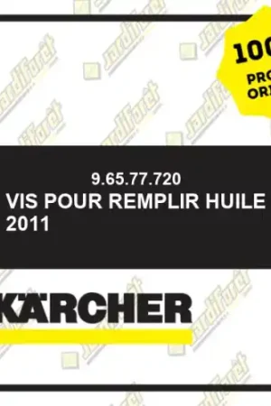 Vis pour remplir huile 2011 Karcher 96577720 Vente Flash