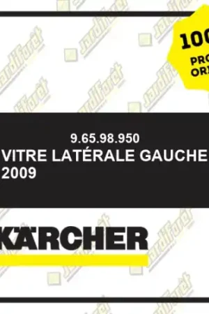 Vitre latérale gauche 2009 Karcher 96598950 Pas Cher
