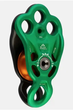 Rigger Becket Pulley Green/Matt Grey Marque