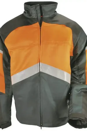 Veste SOLIDUR dite "anti-coupure" (gris et orange) Authentic Nouvel Arrivage