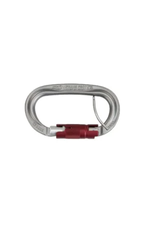 Quantité Limitée Mousqueton PILLAR PRO TG L ovale (kN 25-12-7) ouverture 21mm Spring fastener